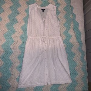 Gap White Eyelet Dress